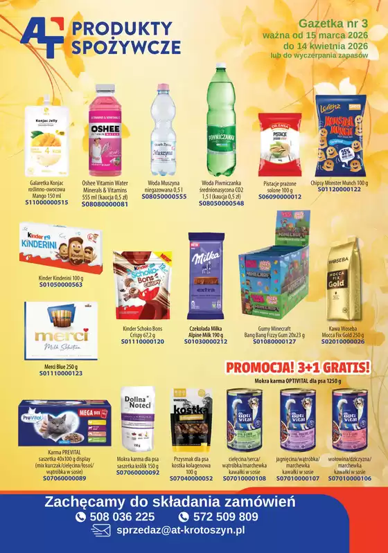 Katalog AT w: Stara Błotnica | Produkty spożywcze | 2026-03-30T00:00:00.000Z - 2026-04-14T00:00:00.000Z