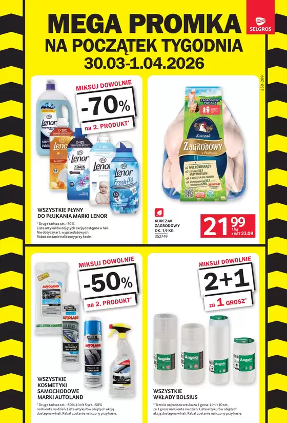 Katalog Selgros w: Stara Błotnica | MEGA PROMKA | 2026-03-30T00:00:00.000Z - 2026-04-01T00:00:00.000Z