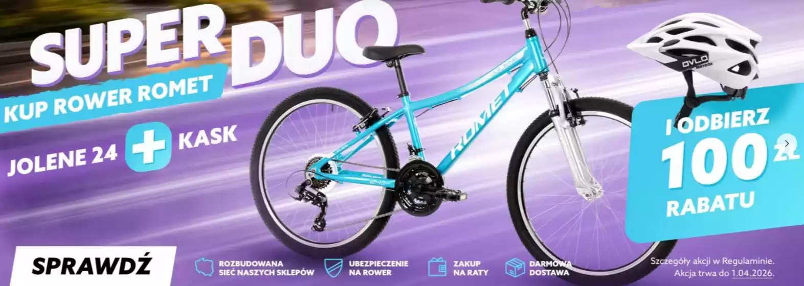 Katalog Romet w: Rzeszów | Promocja do 30.06 | 2026-03-30T00:00:00.000Z - 2026-06-30T00:00:00.000Z