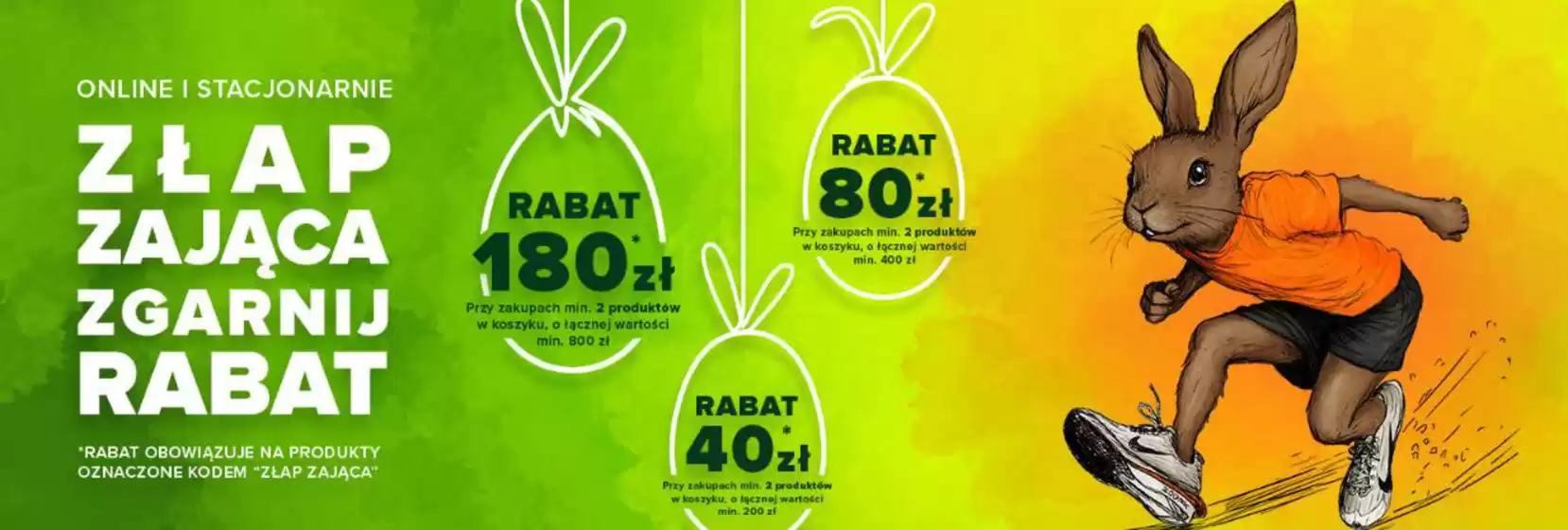 Katalog Sklep Biegacza w: Rzeszów | Złap zająca zgarnij rabat | 2026-03-30T00:00:00.000Z - 2026-04-05T00:00:00.000Z