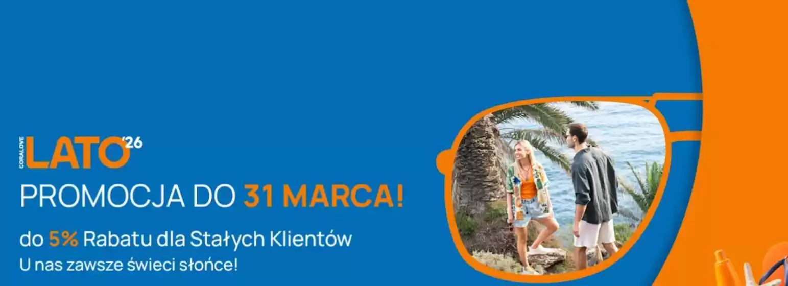 Katalog Coraltravel w: Częstochowa | Promocja do 31 marca  | 2026-03-30T00:00:00.000Z - 2026-03-31T00:00:00.000Z