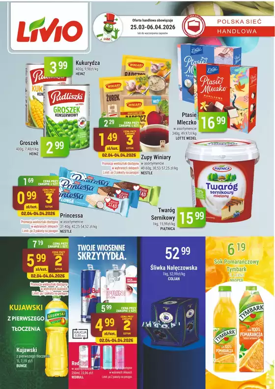 Katalog Livio w: Kraków | Ekskluzywne oferty i okazje | 2026-03-25T00:00:00.000Z - 2026-04-06T00:00:00.000Z