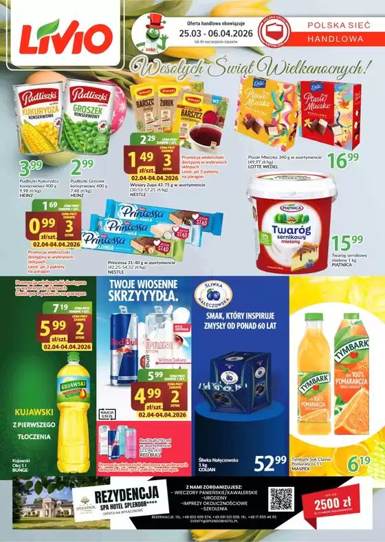 Katalog Livio w: Kraków | Świetna oferta dla wszystkich klientów | 2026-03-25T00:00:00.000Z - 2026-04-06T00:00:00.000Z