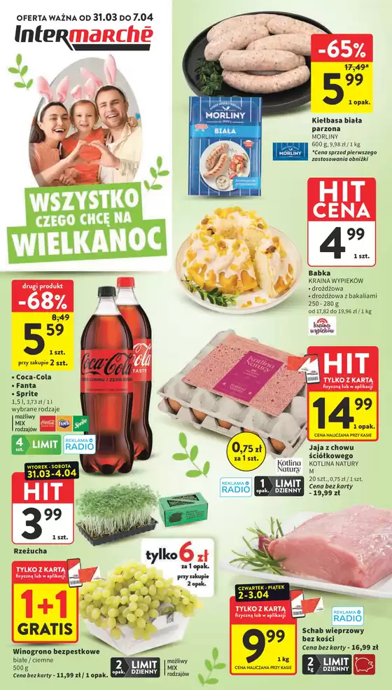 Katalog Intermarche w: Kraków | Rabaty i promocje | 2026-03-31T00:00:00.000Z - 2026-04-07T00:00:00.000Z