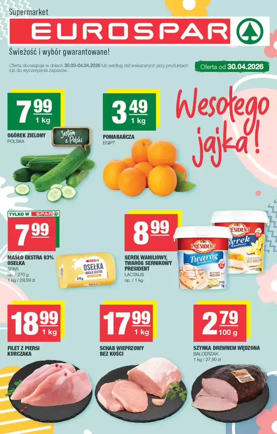 Katalog Spar w: Mrągowo | Nasze najlepsze oferty dla Ciebie | 2026-03-30T00:00:00.000Z - 2026-04-04T00:00:00.000Z