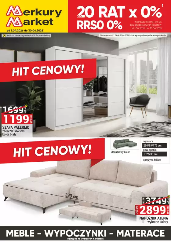 Katalog Merkury Market w: Mrągowo | Oferty dla łowców okazji | 2026-04-01T00:00:00.000Z - 2026-04-30T00:00:00.000Z