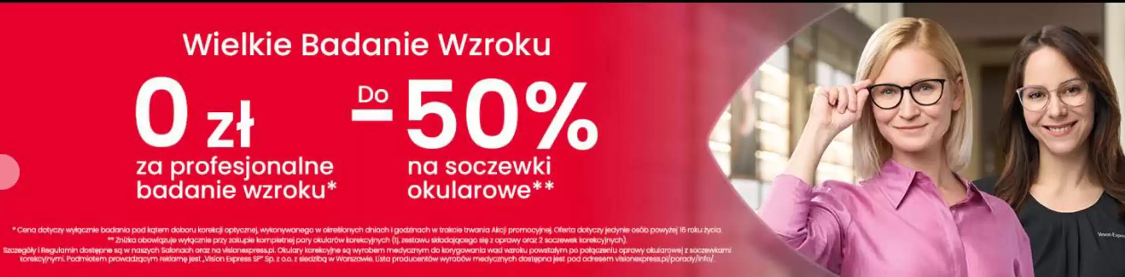 Katalog Vision Express w: Kobierzyce | Do - 50 %  | 2026-03-31T00:00:00.000Z - 2026-04-08T00:00:00.000Z