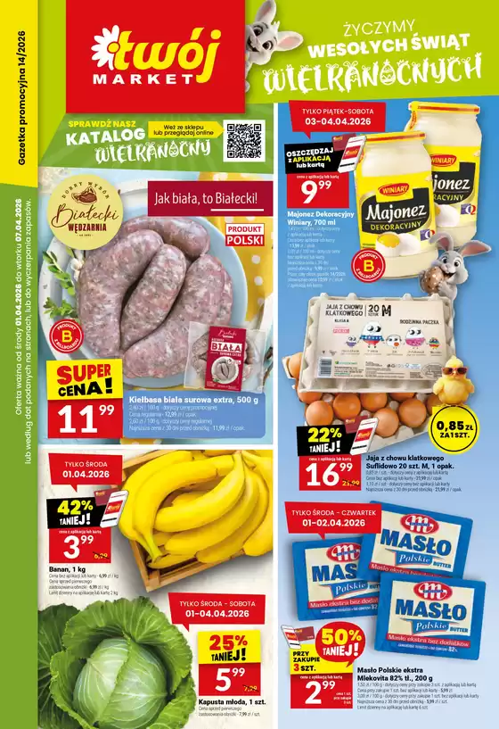 Katalog Twój Market w: Złotów | Twój Market gazetka | 2026-04-01T00:00:00.000Z - 2026-04-07T00:00:00.000Z