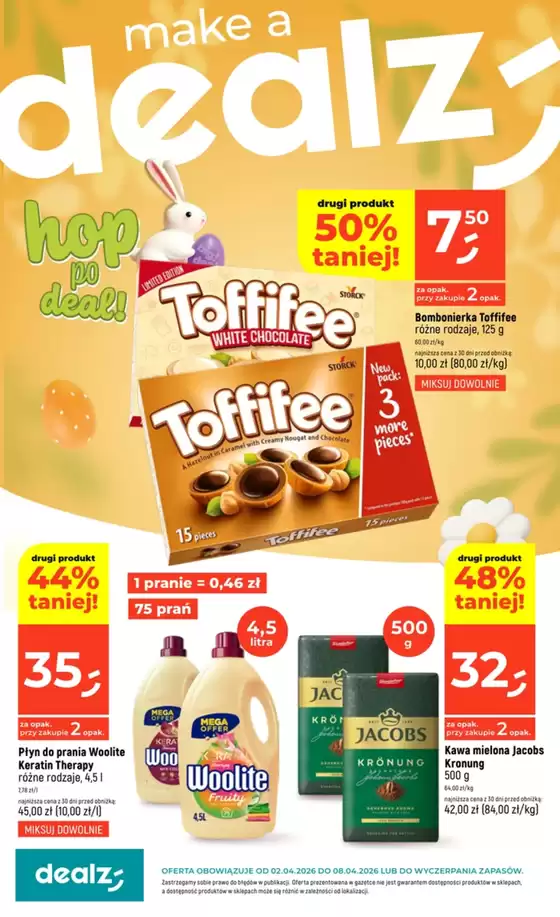 Katalog Dealz w: Sosnowiec | Dealz gazetka | 2026-04-02T00:00:00.000Z - 2026-04-08T00:00:00.000Z