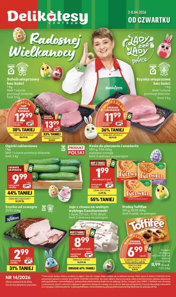 Katalog Delikatesy Centrum w: Jasieniec | Nasze najlepsze oferty dla Ciebie | 2026-04-02T00:00:00.000Z - 2026-04-08T00:00:00.000Z