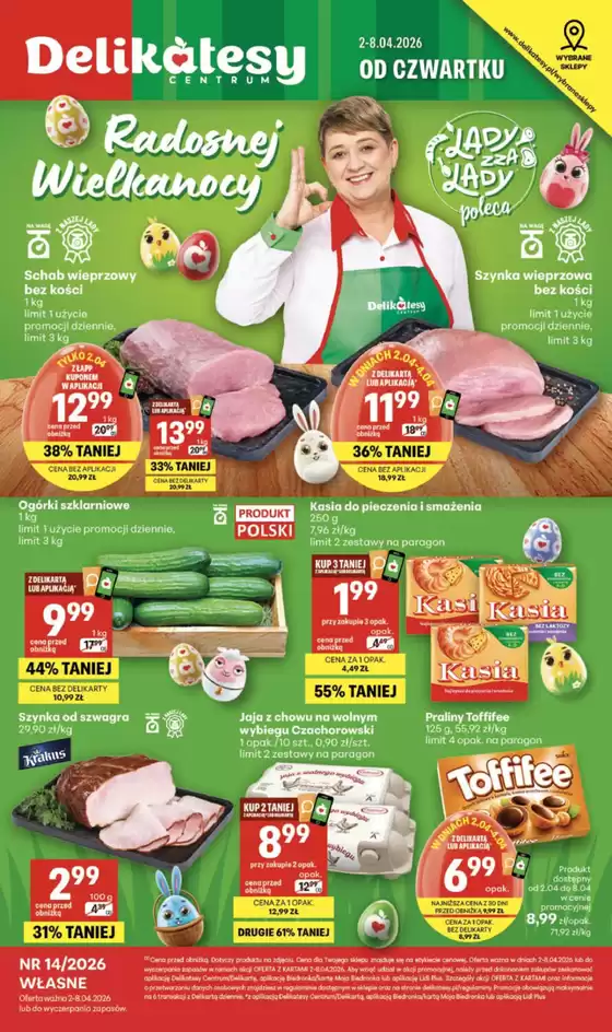 Katalog Delikatesy Centrum w: Jasieniec | Delikatesy Centrum gazetka | 2026-04-02T00:00:00.000Z - 2026-04-08T00:00:00.000Z