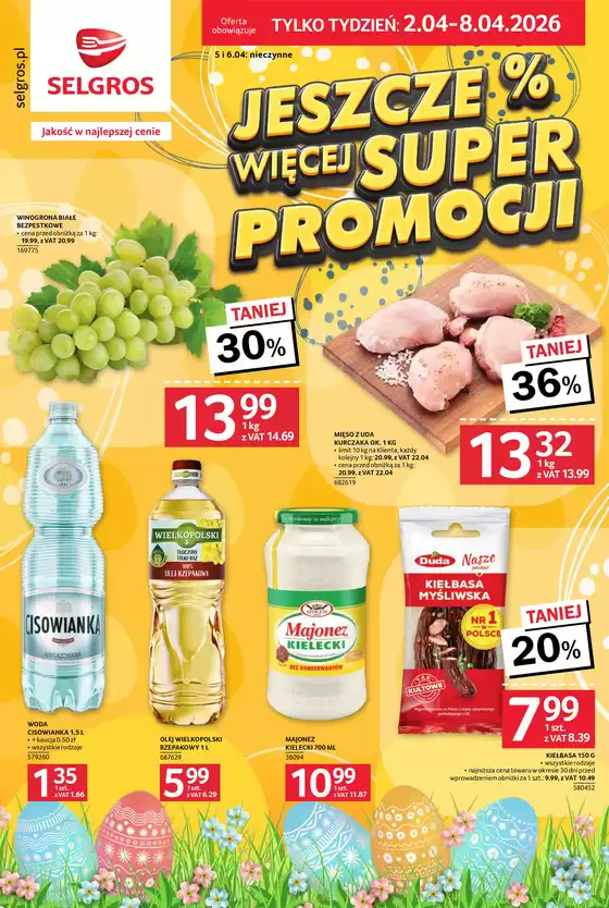 Katalog Selgros w: Białystok | Jeszcze więcej super promocji! | 2026-04-02T00:00:00.000Z - 2026-04-08T00:00:00.000Z