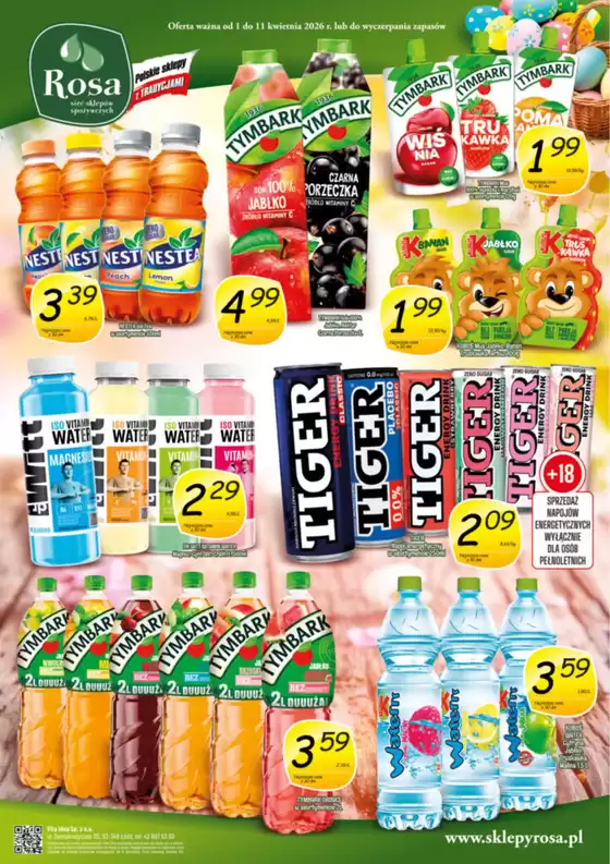 Katalog Rosa w: Czarnowąsy | Rosa gazetka | 2026-04-01T00:00:00.000Z - 2026-04-11T00:00:00.000Z