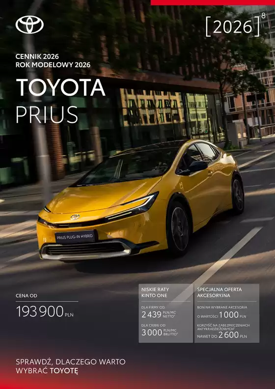 Katalog Toyota w: Będzin | Spec prius my26 py26 | 2026-01-01T00:00:00.000Z - 2026-12-31T00:00:00.000Z