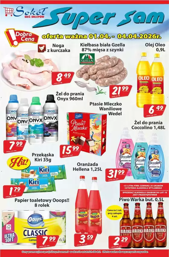 Katalog Sokół w: Czarnowąsy | Oszczędzaj teraz dzięki naszym ofertom | 2026-04-01T00:00:00.000Z - 2026-04-04T00:00:00.000Z