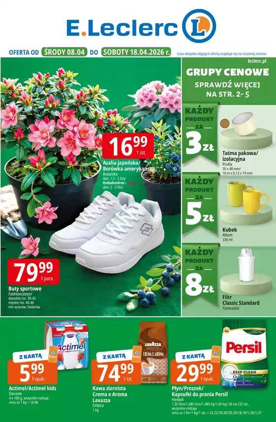 Katalog E.Leclerc w: Milicz | Świetna oferta dla łowców okazji | 2026-04-08T00:00:00.000Z - 2026-04-18T00:00:00.000Z