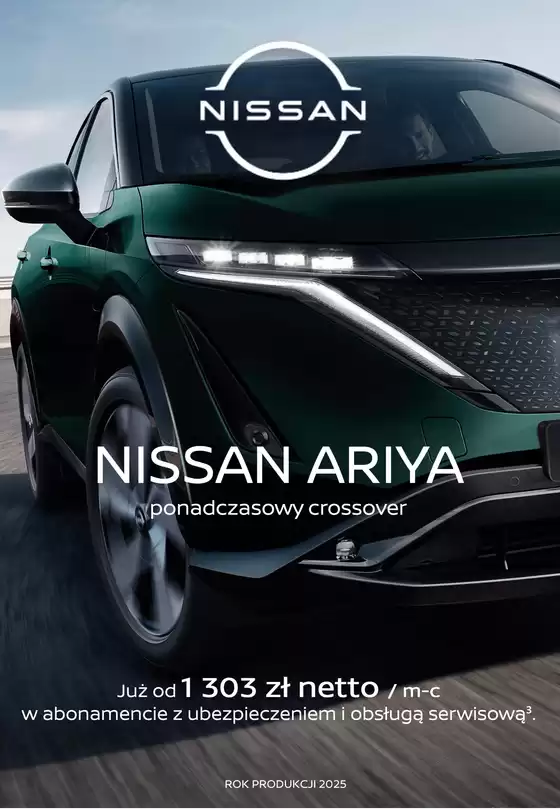 Katalog Nissan | Ariya cennik | 2026-04-03T00:00:00.000Z - 2026-04-17T00:00:00.000Z