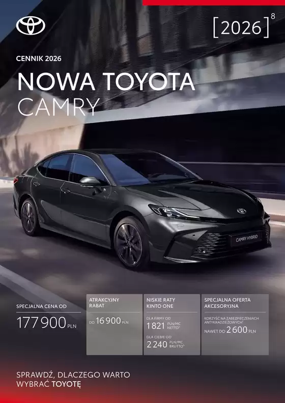 Katalog Toyota | Spec camry my26 py26 | 2026-01-01T00:00:00.000Z - 2026-12-31T00:00:00.000Z