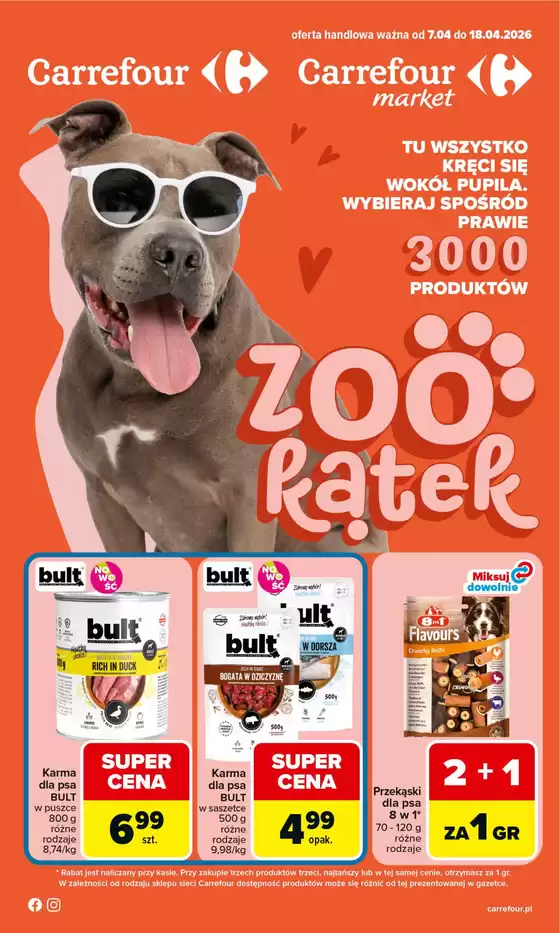 Katalog Carrefour | Gazetka ZOO kątek | 2026-04-06T00:00:00.000Z - 2026-04-18T00:00:00.000Z