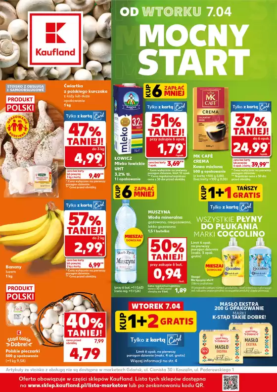 Katalog Kaufland | Świetne rabaty na wybrane produkty | 2026-04-07T00:00:00.000Z - 2026-04-08T00:00:00.000Z