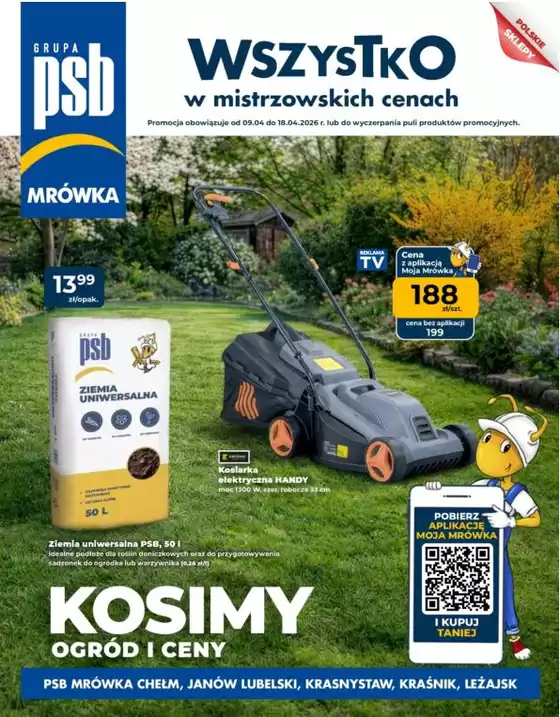 Katalog Mrówka w: Choroszcz | Świetne rabaty na wybrane produkty | 2026-04-09T00:00:00.000Z - 2026-04-18T00:00:00.000Z