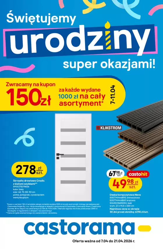 Katalog Castorama | Castorama gazetka | 2026-04-07T00:00:00.000Z - 2026-04-21T00:00:00.000Z