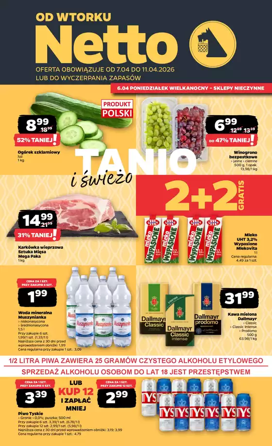 Katalog Netto | Tanio i świeżo | 2026-04-07T00:00:00.000Z - 2026-04-11T00:00:00.000Z
