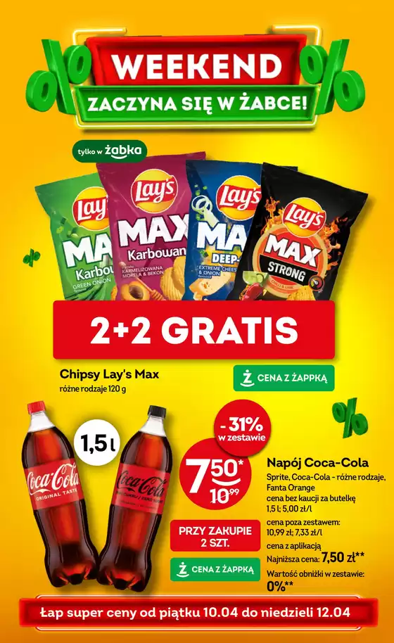 Katalog Żabka | Oferty dla łowców okazji | 2026-04-10T00:00:00.000Z - 2026-04-12T00:00:00.000Z