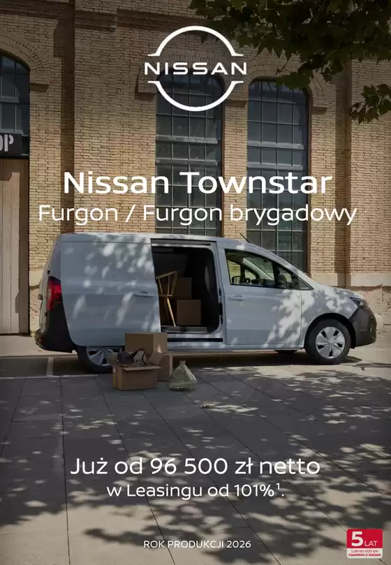 Katalog Nissan w: Rybno | Townstar van cennik | 2026-04-08T00:00:00.000Z - 2026-04-22T00:00:00.000Z