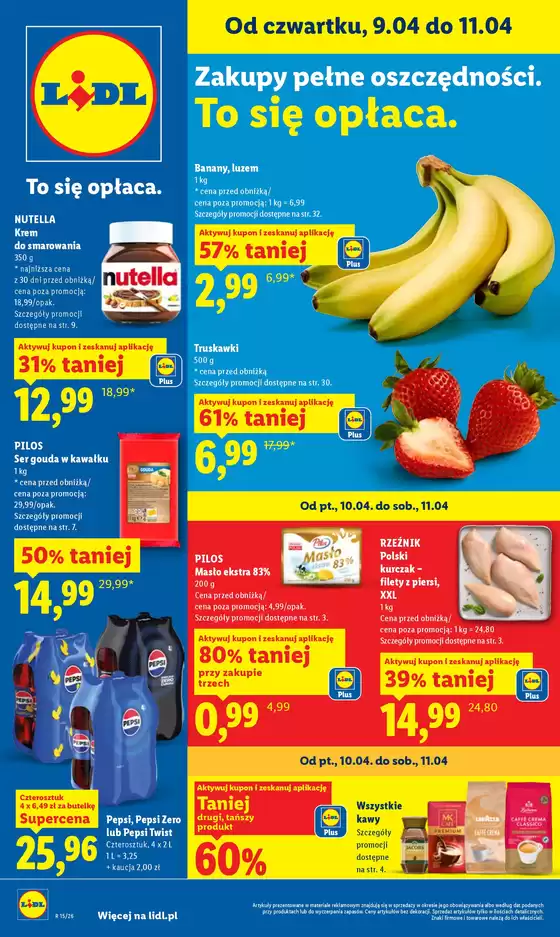 Katalog Lidl | Gazetka od 9.04 | 2026-04-09T00:00:00.000Z - 2026-04-11T00:00:00.000Z