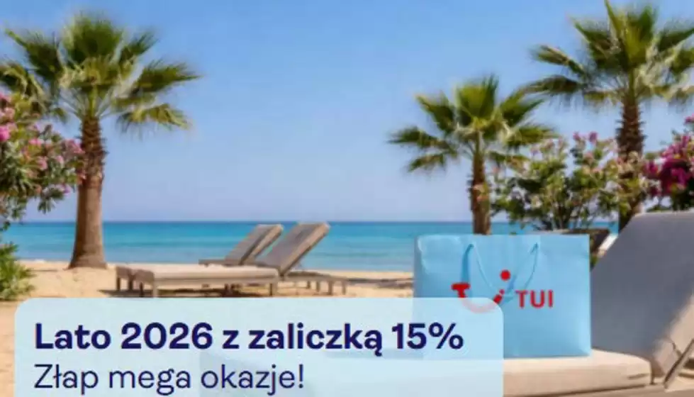 Katalog TUI | Złap mega okazje! | 2026-04-08T00:00:00.000Z - 2026-08-31T00:00:00.000Z