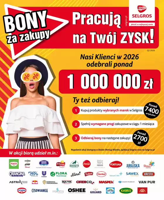 Katalog Selgros | Bony za zakupy | 2026-04-01T00:00:00.000Z - 2026-06-30T00:00:00.000Z
