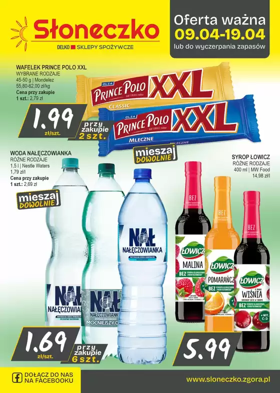 Katalog Słoneczko w: Porąbka | Sloneczko gazetka | 2026-04-09T00:00:00.000Z - 2026-04-19T00:00:00.000Z