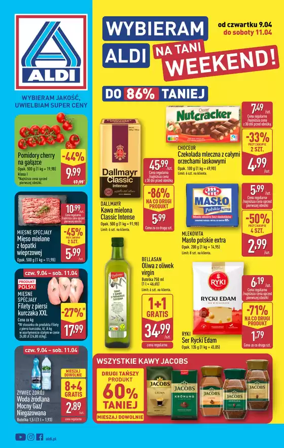 Katalog Aldi | Świetna oferta dla wszystkich klientów | 2026-04-09T00:00:00.000Z - 2026-04-11T00:00:00.000Z