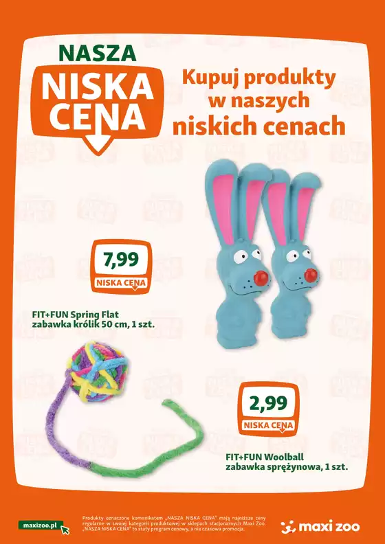 Katalog Maxi Zoo | Kupuj produkty w naszych niskich cenach | 2026-04-10T00:00:00.000Z - 2026-04-30T00:00:00.000Z