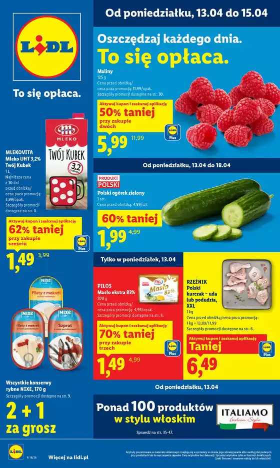 Katalog Lidl | Gazetka od 13.04 | 2026-04-13T00:00:00.000Z - 2026-04-15T00:00:00.000Z