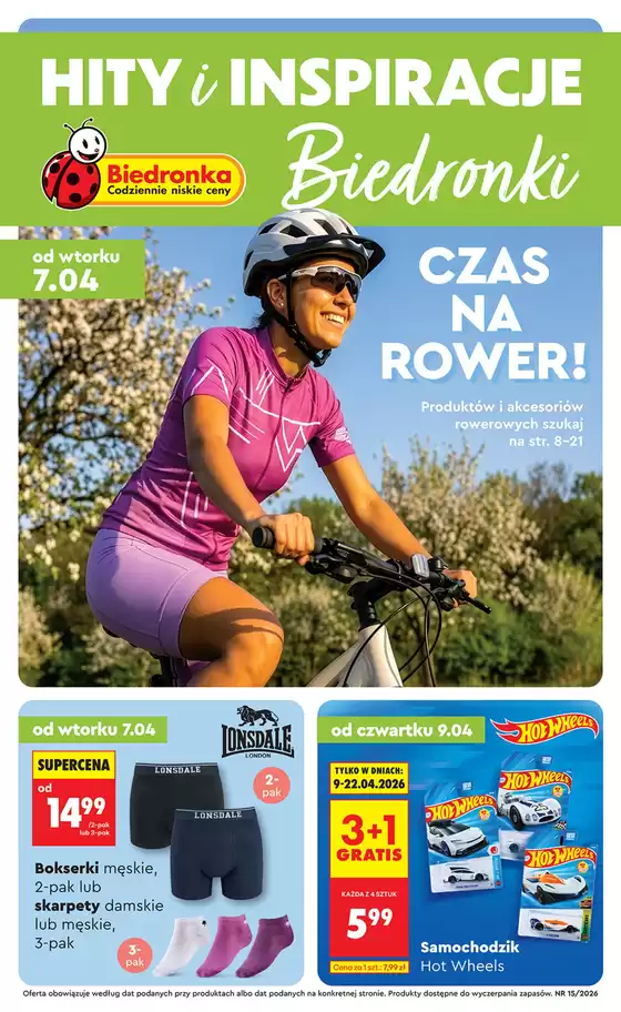 Katalog Biedronka w: Okonek | Ekskluzywne okazje | 2026-04-07T00:00:00.000Z - 2026-04-22T00:00:00.000Z