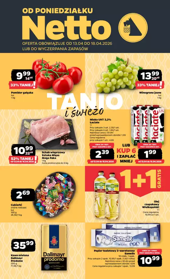 Katalog Netto | Tanio I swiezo | 2026-04-14T00:00:00.000Z - 2026-04-18T00:00:00.000Z
