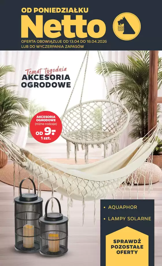 Katalog Netto | Temat tygodnia akcesoria ogrodowe | 2026-04-14T00:00:00.000Z - 2026-04-18T00:00:00.000Z