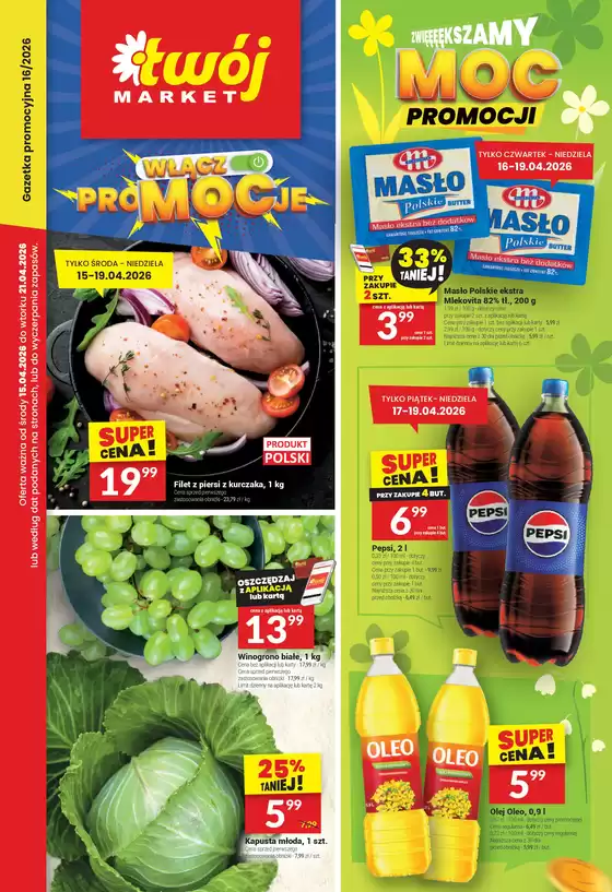Katalog Twój Market | Twój Market gazetka | 2026-04-15T00:00:00.000Z - 2026-04-21T00:00:00.000Z