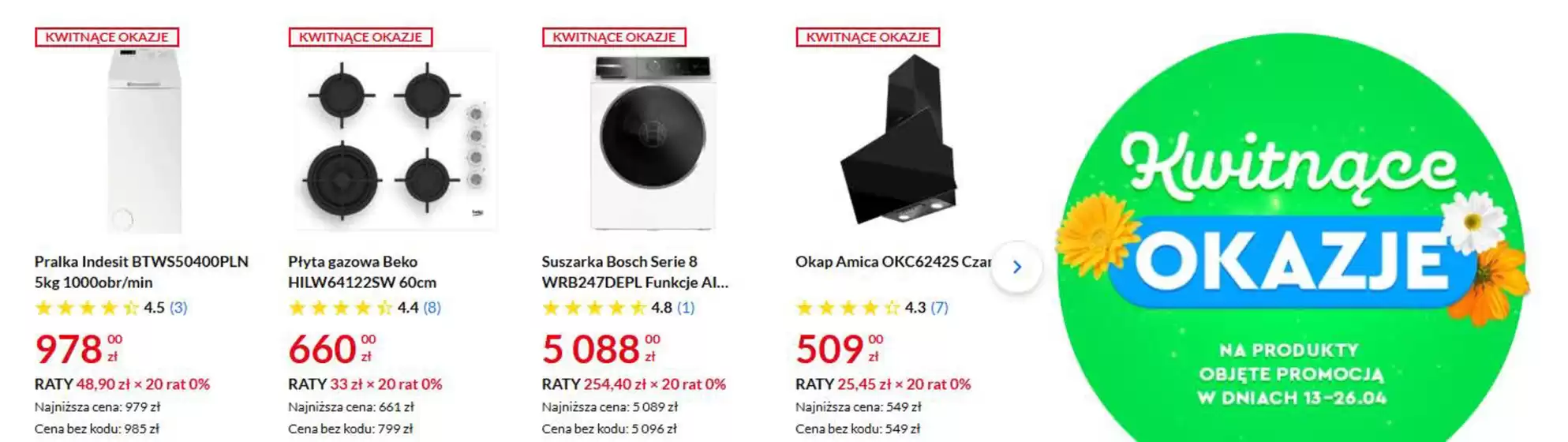 Katalog Oleole | Kwitnące okazje | 2026-04-15T00:00:00.000Z - 2026-04-26T00:00:00.000Z