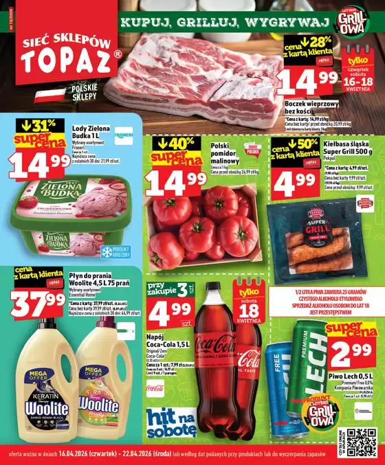 Katalog Topaz | Topaz gazetka | 2026-04-16T00:00:00.000Z - 2026-04-22T00:00:00.000Z
