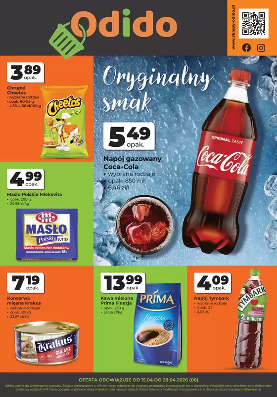 Katalog Odido w: Małkinia Górna | Odido gazetka | 2026-04-15T00:00:00.000Z - 2026-04-28T00:00:00.000Z