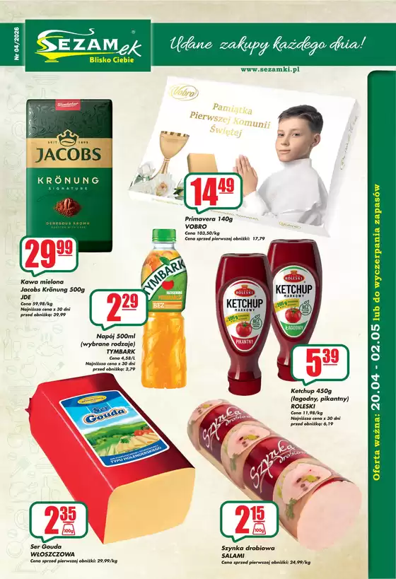 Katalog Sezamek | Sezamek gazetka | 2026-04-20T00:00:00.000Z - 2026-05-02T00:00:00.000Z