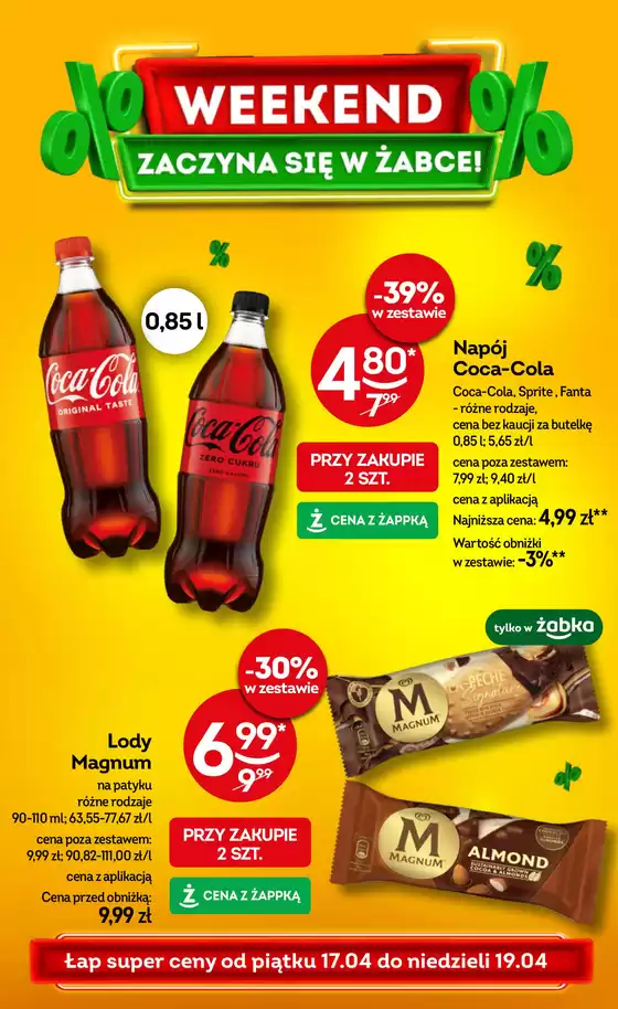 Katalog Żabka | Najlepsze oferty dla oszczędnych | 2026-04-17T00:00:00.000Z - 2026-04-19T00:00:00.000Z