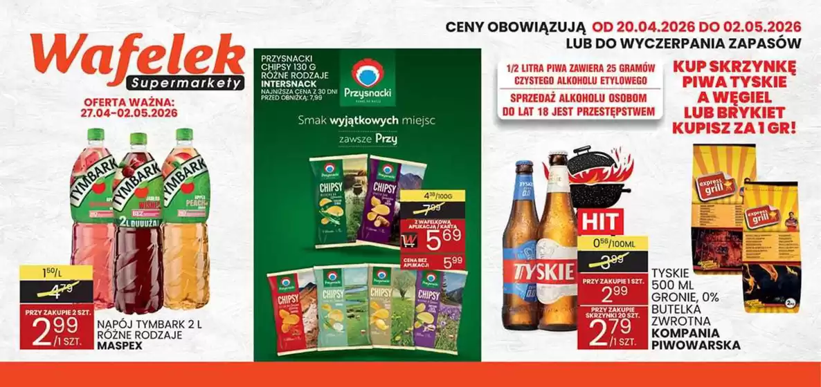Katalog Wafelek | Wafelek gazetka | 2026-04-20T00:00:00.000Z - 2026-05-02T00:00:00.000Z