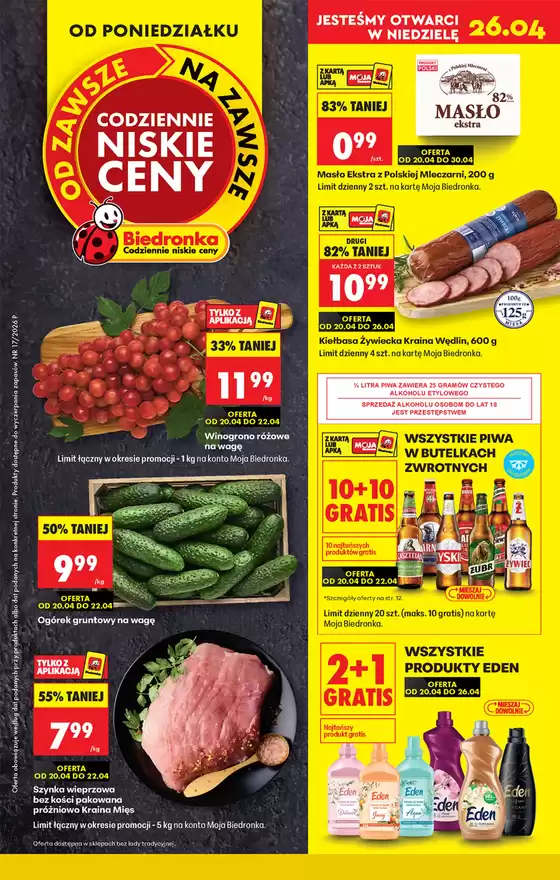 Katalog Biedronka | Nasze najlepsze oferty dla Ciebie | 2026-04-20T00:00:00.000Z - 2026-04-30T00:00:00.000Z