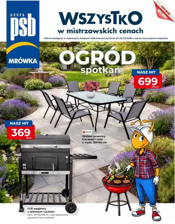 Katalog Mrówka w: Kolno | Rabaty i promocje | 2026-04-23T00:00:00.000Z - 2026-05-02T00:00:00.000Z