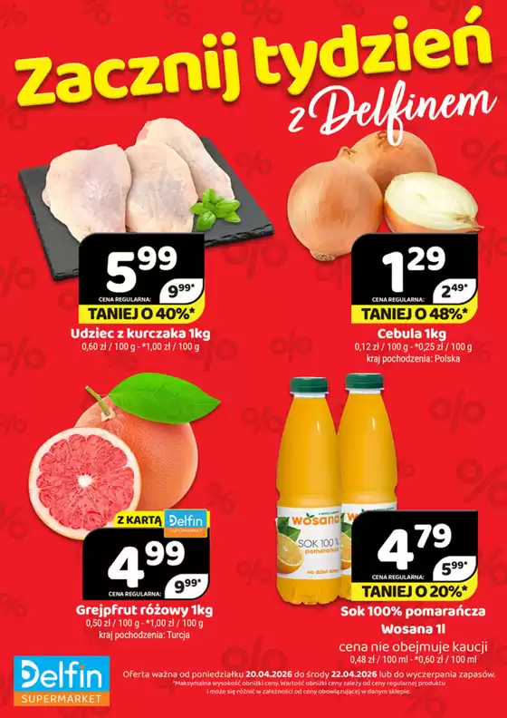 Katalog Delfin w: Rawicz | Delfin gazetka | 2026-04-20T00:00:00.000Z - 2026-04-22T00:00:00.000Z