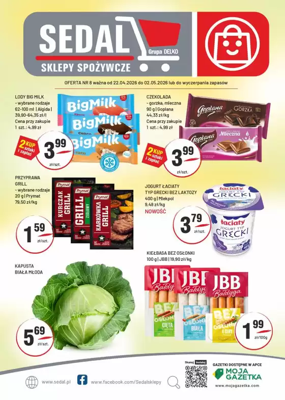 Katalog Sedal w: Rawicz | Sedal gazetka | 2026-04-22T00:00:00.000Z - 2026-05-02T00:00:00.000Z